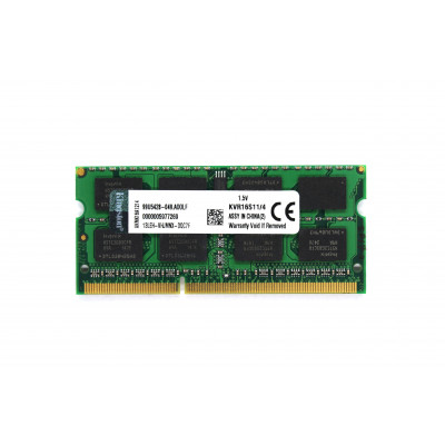 Оперативна пам'ять Kingston SODIMM DDR3-1600 4096MB PC3-12800 (KVR16S11/4G)