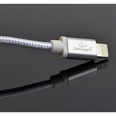 Кабель Cablexpert USB 2.0 - Lightning, 1.8м Сріблястий (CCB-mUSB2B-AMLM-6-S)