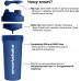 Шейкер спортивний Smartshake Lite 1000ml Glossy-Navy Blue