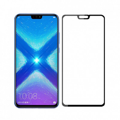 Захисне скло Walker Full Glue для Honor 8X Чорний (hub_vBmu56992)