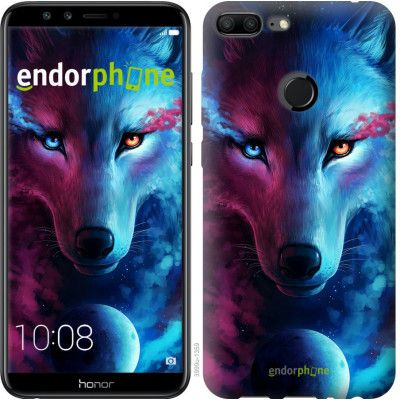 Пластиковий чохол Endorphone на Huawei Honor 9 Lite Арт-вовк (3999m-1359-26985)