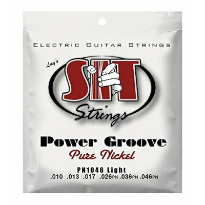 Струни для електрогітари 6 шт SIT SITPN1046 Light Pure Nickel Wound Electric Guitar String 10/46