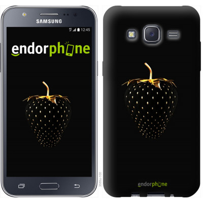 Пластиковий чохол Endorphone на Samsung Galaxy J5 (2015) J500H Чорна полуниця (3585t-100-26985)