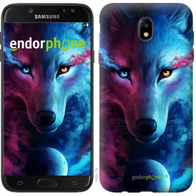 Пластиковий чохол Endorphone на Samsung Galaxy J7 J730 (2017) Арт-вовк (3999t-786-26985)