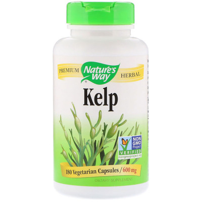 Ламінарія Nature's Way Kelp 600 мг 180 капсул (NWY14508)