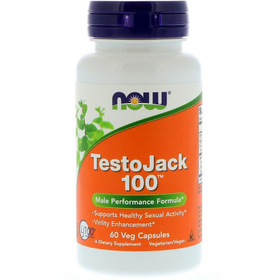 Репродуктивне Здоров'я Чоловіків ТістоДжек TestoJack 100 Now Foods 60 капсул