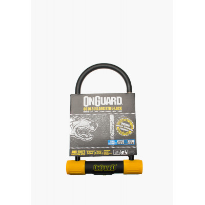 Велозамок Onguard U-lock 8010 BULLDOG STD 115x230 Чорний з жовтим