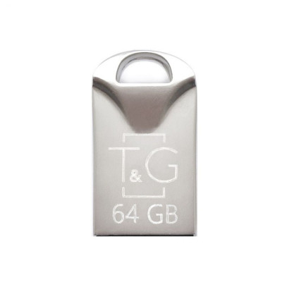 Флеш пам'ять T&G USB 2.0 64GB Metal 106 Steel