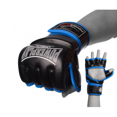 Перчатки MMA PowerPlay 3058 M Чорно-Сіні (PP_3058_M_Black/Blue)