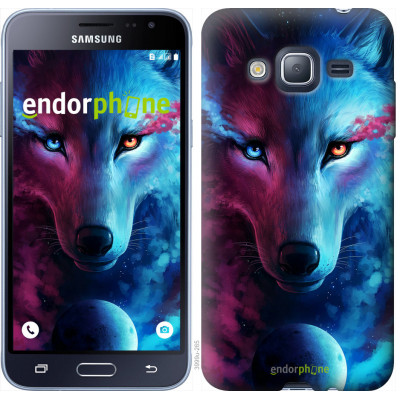 Пластиковий чохол Endorphone на Samsung Galaxy J3 Duos (2016) J320H Арт-вовк (3999t-265-26985)