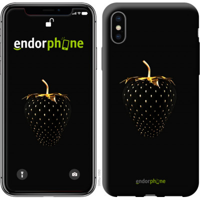 Пластиковий чохол Endorphone на iPhone XS Чорна полуниця (3585t-1583-26985)