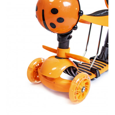 Самокат Scooter "Сонечко" 5in1. Orange (багатофункціональний)