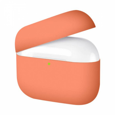 Силіконовий чохол для Airpods Pro ARM тонкий Papaya (4555peach)