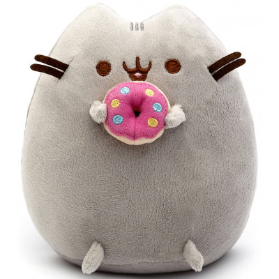 Комплект М'яка іграшка кіт з пончиком Pusheen cat та Антистрес іграшка Mokuru (vol-727)