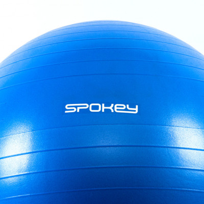 Професійний фітбол із насосом Spokey Fitball lll 55 см Синій