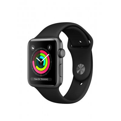 Ремінець Sport Band для Apple Watch 38/40mm силіконовий ARM Series 5 4 3 2 1 Black