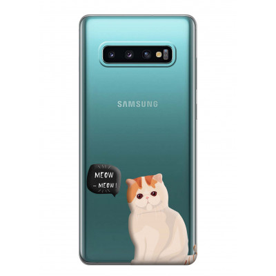 Чохол iSwag для Samsung Galaxy S10 Plus Кошеня (H471)