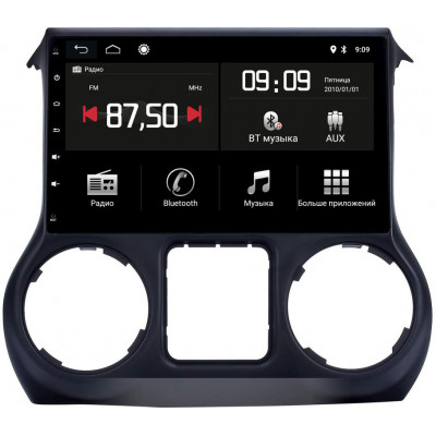 Штатна магнітола Torssen Jeep Wrangler 15-17 F10464 4G Carplay DSP