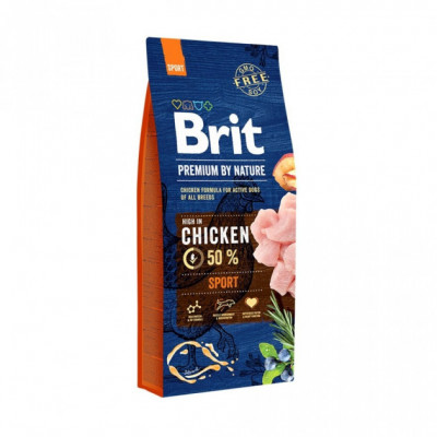 Brit (Чехія) Сухий корм Brit Premium Sport 15 kg (для собак із підвищеними фізичними навантаженнями)