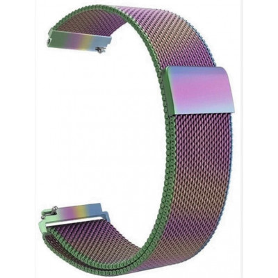 Ремінець BeWatch шириною 22мм міланська петля Milanese loop Браслет для годинника універсальний Хамелеон (1020229)