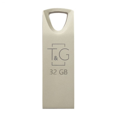 Флеш пам'ять T&G USB 2.0 32GB Metal 117 Steel