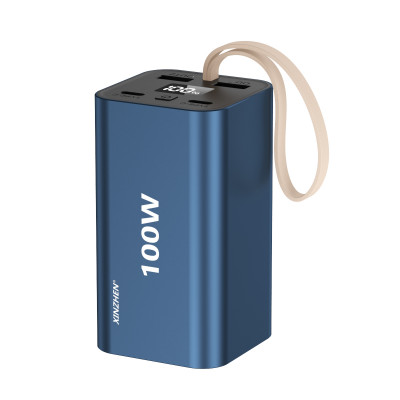 Павербанк для швидкого заряджання ноутбука та планшета Xinzhen Super Quick Charge G20 20000 mah 100W синій