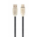 Кабель Cablexpert USB 2.0 A - USB Type-C 2м Чорний (CC-USB2R-AMCM-2M)