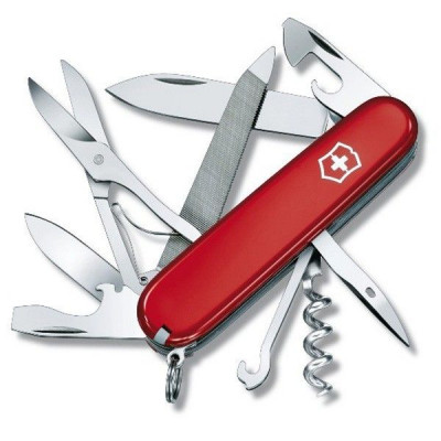 Швейцарський ніж Victorinox Mountaineer 91 мм 18 функцій Червоний (1.3743)