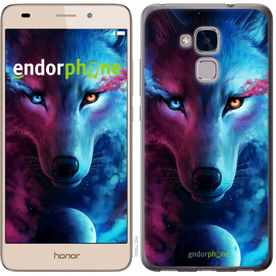 Пластиковий чохол Endorphone на Huawei GT3 Арт-вовк (3999m-472-26985)