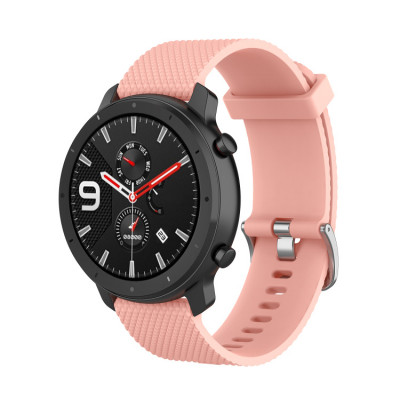 Ремінець силіконовий 20мм Samsung Galaxy Watch 42 | 3 41 мм | Active | Active 2 BeWatch GT Світло-рожевий (1011422)