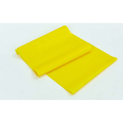 Стрічка еластична для фітнесу та йоги CUBE FI-6256-1_5 Yellow (KL00134)