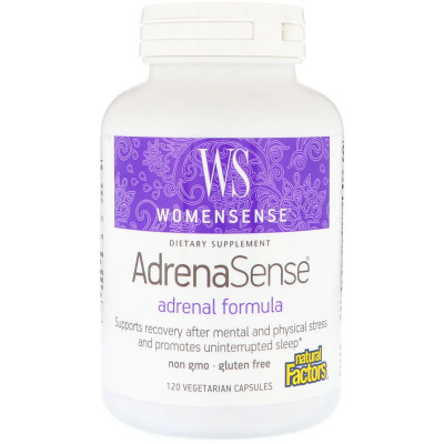 Комплекс для підтримки надниркових залоз Natural Factors WomenSense AdrenaSense 120 капсул