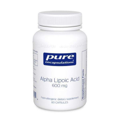 Альфа-ліпоєва кислота Pure Encapsulations 600 мг 120 капсул (20435)