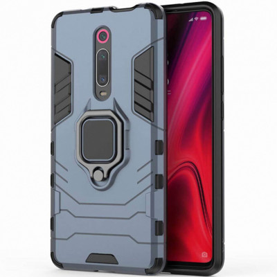 Удароміцний чохол Epik Transformer Ring для Xiaomi Redmi K20 / K20 Pro / Mi9T / Mi9T Pro Сірий (715241)