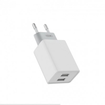 Зарядний пристрій XO L65 (2USB, 2.4A) White