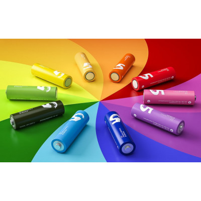 Батарейки Xiaomi ZMi AA batteries 10 шт ZI5 Rainbow