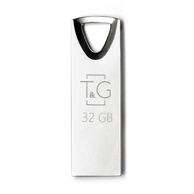 Флеш-накопичувач USB 32GB T&G 117 Metal Series Silver (TG117SL-32G)