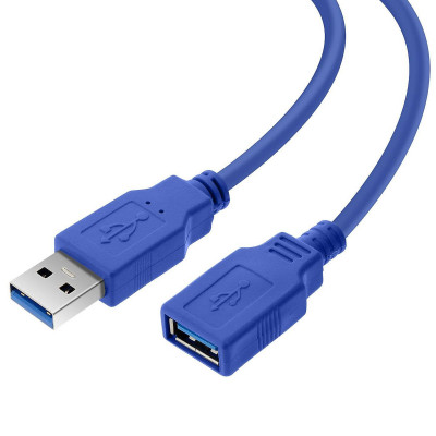 Кабель подовжувач для USB порта Addap UM2F-01 USB 3.0 Male to USB 3.0 Female 5 Гбіт/с 1 м