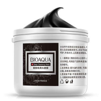 Маска Bioaqua Black Mask, що очищає для обличчя 225 г (AN1041)