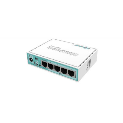 Маршрутизатор MikroTik RouterBOARD RB750GR3 hEX (880MHz/256Mb, 5х1000Мбіт, PoE in)