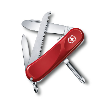 Швейцарський ніж Victorinox Junior 09 85 мм 8 функцій Червоний (2.4213.SKE)