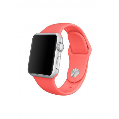 Ремінець Sport Band для Apple Watch 38/40mm силіконовий size(s) ARM Series 5 4 3 2 1 Peach