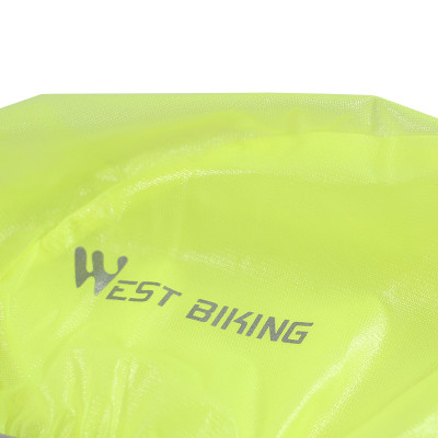 Світловідбивний чохол для велосипедного шолома West Biking 0708081 Green