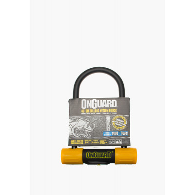 Велозамок Onguard U-lock 8013М BULLDOG Medium 90x175 Чорний з жовтим