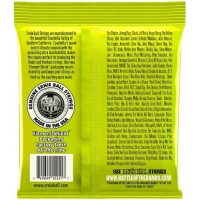 Струни для електрогітари 6 шт Ernie Ball 2251 Classic Pure Nickel Regular Slinky 10/46