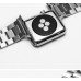 Браслет BeWatch для Apple Watch series 3 4 | 5 | 6 із шириною корпусу 42|44mm класичний сталевий Сріблястий (1020405)