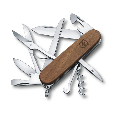 Швейцарський ніж Victorinox Huntsman Wood 91 мм 13 функцій Горіх (1.3711.63B1)