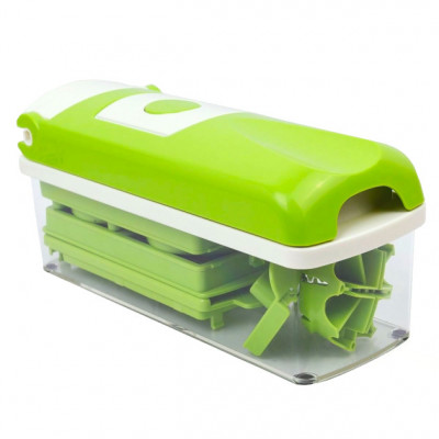 Овочерізка Nicer Dicer Plus Зелений з білим (hub_np2_1049)