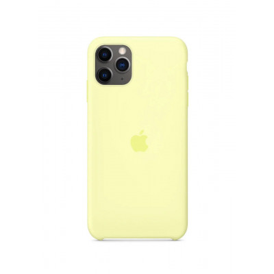 Чохол силіконовий soft-touch ARM Silicone Case для iPhone 11 Pro Max Mellow Yellow