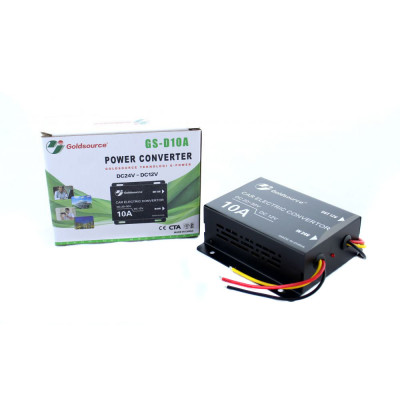 Інвертор автомобільний перетворювач напруги UKC DC/DC 24v-12v 10A GS-D10A (005959)